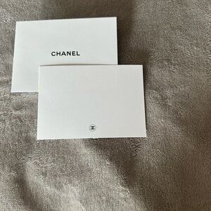 🆕Chanel White Note Gift Card and envelope new